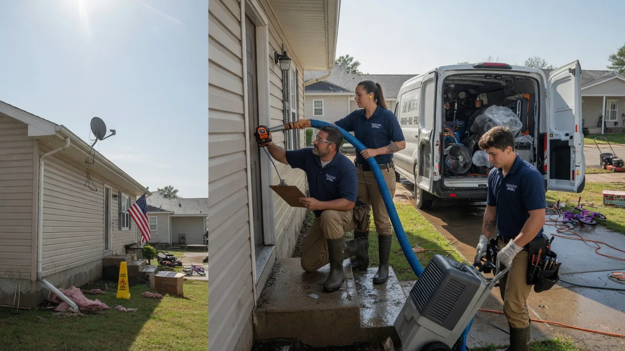 Ceiling Water Damage Restoration in Kremlin, OK near me
